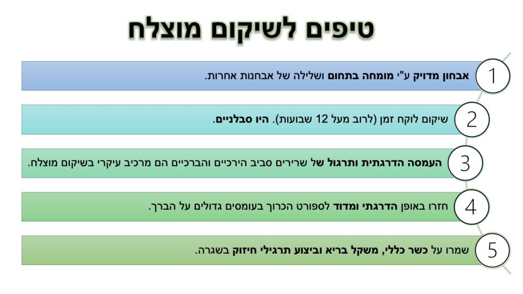 טיפול כאבים בברך